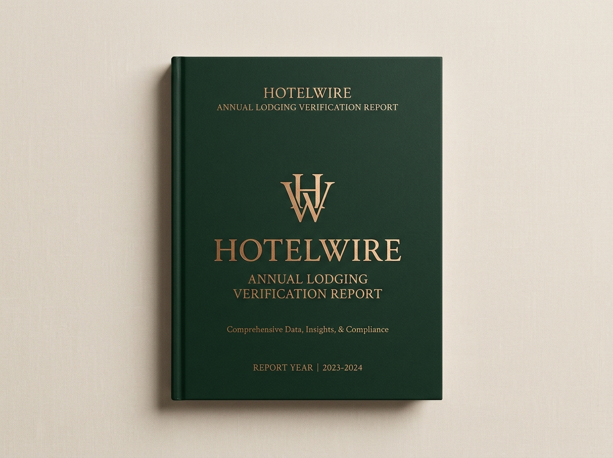 HotelWire Annual Lodging Verification Report Cover
